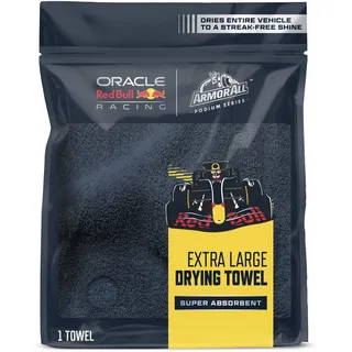 Armor All Extra Großes Mikrofasertrockentuch – Premium-Autotrockentuch, Ultra-absorbierend, weiches Finish – Entwickelt in Zusammenarbeit mit Oracle Red Bull Racing
