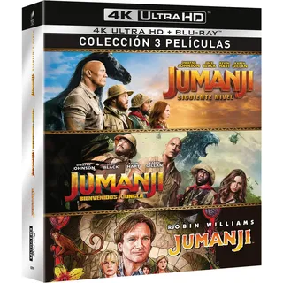 Jumanji - Pack 1-3 (4K UHD)- BD