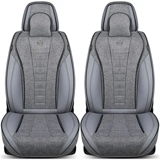 BREMER SITZBEZÜGE Autositzbezug für Toyota Corolla Cross XG10 Bj ab 2020 (NL2), Set, 2-tlg., Schonbezüge Sitzbezüge Fahrer und Beifahrer, in Grau grau