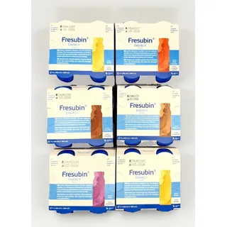 Fresubin Energy Drink Mischkarton 24x200ml, 5-Sorten, Neuware, MHD 02-05/27