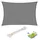 Rechteck HDPE 300 x 500 cm Grau
