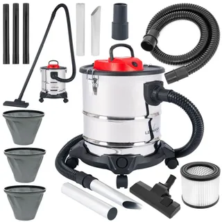 Lehmann Aschesauger 2000W mit Doppelfiltersystem 20L Silber