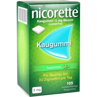 Nicorette Freshmint 2 mg Kaugummi 105 St.