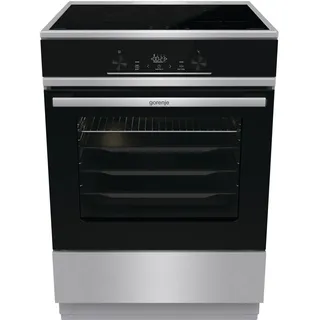 Gorenje Induktions-Standherd "GEIT6E81XPG", Energieeffizienz: A+ (A+++-D), schwarz, Herdsets, Induktions-Kochfeld