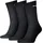 Sport Crew 3er Pack black 43-46