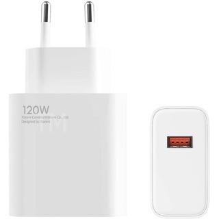 Für Original Xiaomi Mi 120W HyperCharge, TurboCharge Mdy-13-EE USB-C Ladegerät Netzteil für Xiaomi Smartphone, Tablet, Notebook UVM. 120 Watt, GaN Technologie, Turbo Charger 67W, 50W, 33W