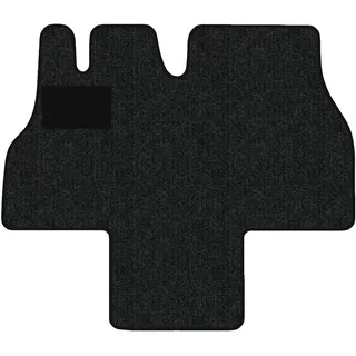 Fußmatten passend für FIAT Ducato Typ 230 2-Sitzer (Baujahr 1994-2002), Robust anthrazit | 1-TLG | Umrandung Bordeaux