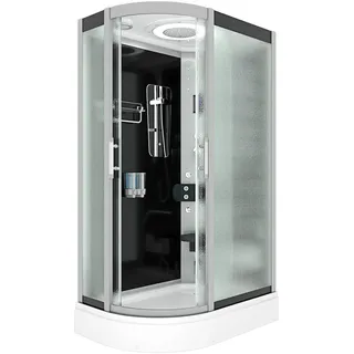 AcquaVapore Dusche Duschkabine D60-73M2L-EC 120x80 cm Mit 2k Scheiben Versiegelung