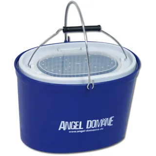 Angel Domäne Köderfischeimer 7 Liter mit Korbeinsatz & Zugang Sauerstoffpumpe