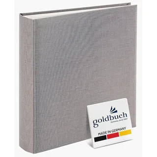 Goldbuch Summertime Trend2 30x31 100 weiße Seiten grau 31606