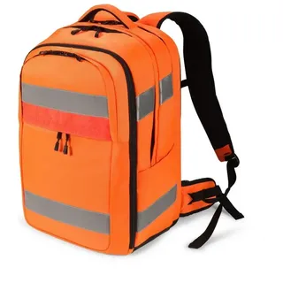 Dicota Rucksack Hi-Vis Recycling-PET orange 32,0 - 38,0 l