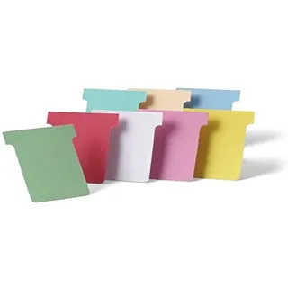 NOBO T-Steckkarten 3 Weiß