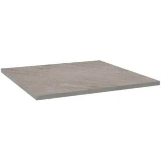 Terrassenplatte Feinsteinzeug Naturstein Quarzit Grau 60 x 60 x 2 cm 2 St.