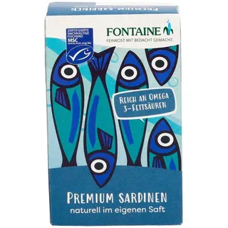 Sardinen - naturell Premium im eigenen Saft 120g