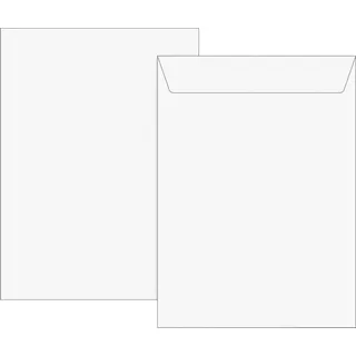 Brunnen Versandtasche B4 weiß 5Stk.