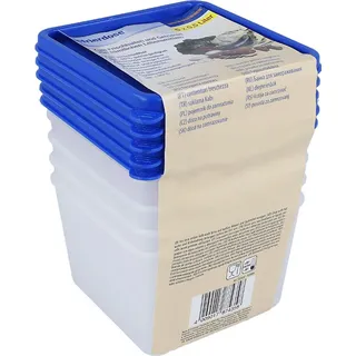 5er Gefrierdosen 0,5l EUROHOME® - Weiß