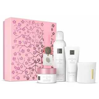 RITUALS The Ritual of Sakura Geschenkset Gift Set  M Duschschaum 200 ml + Body Cream 100 ml + Body Scrub 125 g + Duftkerze 140 g