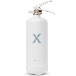 northix Feuerlöscher Weiß 2kg 13A