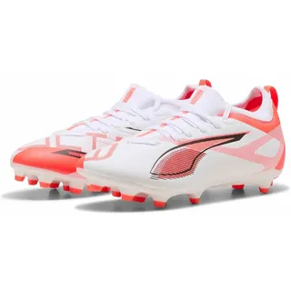 Fußballschuhe Kinder 01 white/black/glowing red 37