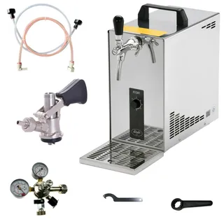 Bierzapfanlage Bierkühler mit KEG Korb Typ S Steckverbinder Bier zapfen 35 L/h