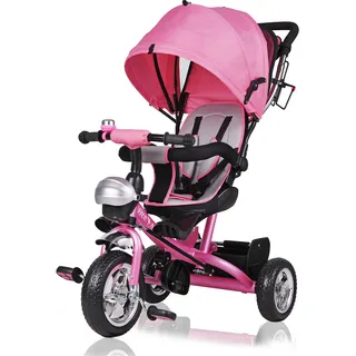 Multifunktionales Kinderdreirad Pink