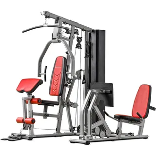 Sportstech Kraftstation HGX300, 40+ Übungsvariationen, Ganzkörpertraining, extrem stabile Konstruktion, mit robuster EVA-Polsterung