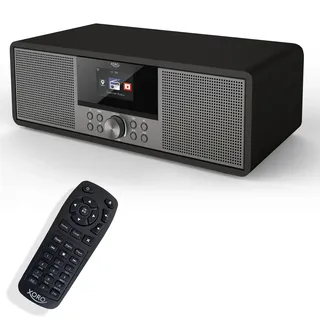Xoro HMT 600 V2 - Netzwerk-Audioplayer / CD-Player / Radiotuner / DAB-Radiotuner - Grau