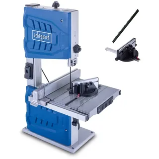 SCHEPPACH Bandsäge HBS261 | Durchlasshöhe/- breite 120 | 245 mm| 2 Schnittgeschwindigkeiten 660/960 m/min | Tischverstellung 0-45°