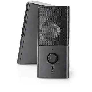 Nedis PC Gaming Lautsprecher Boxen Musikboxen Plug-and-play 12W nedis PC-Lautsprecher (Nicht zutreffend) schwarz