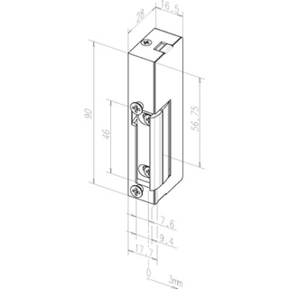 ASSA ABLOY effeff Elektro-Türöffner ohne 19----------D11