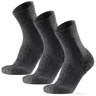 Danish Endurance Wandersocken 3er Pack grau 43-47
