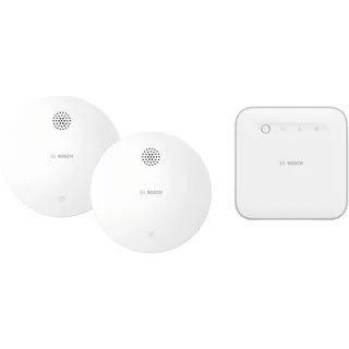 Bosch Smart Home Starterset Weiß inkl. 2 Rauchwarnmeldern