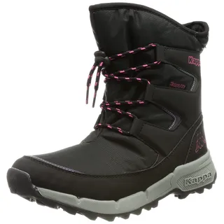 Kappa YOUMA TEX T Unisex Kids Straßen-Laufschuh, Schwarz, 36 EU