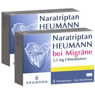 Naratriptan HEUMANN 2,5 mg Doppelpack 2X2 St