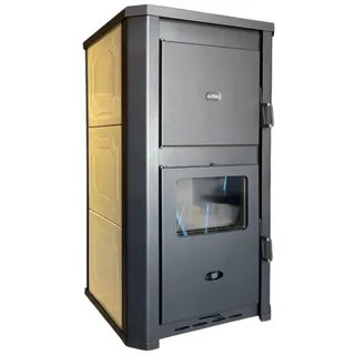 🔥 Wasserführender Kaminofen Prity WD W29 D – 31,5 kW, Holzofen mit Wassertasche