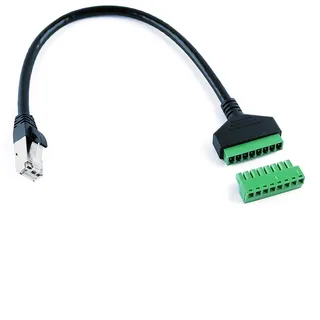 plenti SOLAR RJ45 LAN Modbus Netzwerkadapter auf 8 poligen Schraubanschluss