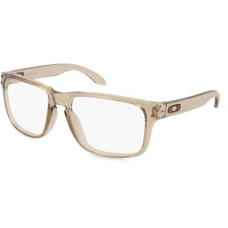 Oakley 0OX8156 HOLBROOK RX Herren-Brille inkl. Gläser Vollrand Eckig Kunststoff-Gestell 56mm/18mm/137mm, gelb