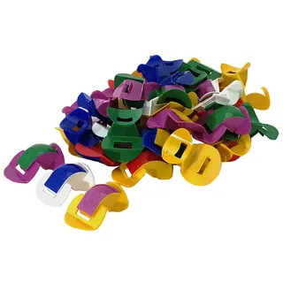 Kirstein Nasenflöte 10er Pack - Nasenflöten Bunt - Spaßinstrument