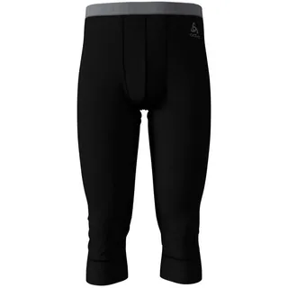 Odlo Natural 100% Merino Warm 3/4 Baselayer-hose - Black - 2XL