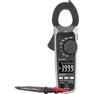 VOLTCRAFT VC-522 Stromzange digital CAT III 600 V Anzeige (Counts): 4000