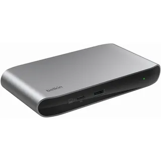 Belkin Connect Thunderbolt 4 Docking-Station, 5-in-1-USB-C-Multiport-Core-Hub mit 96 W Power Delivery für Mac- und Windows-Laptops, einen 8K- oder Zwei 4K-Monitore; mit Thunderbolt 4-Kabel/Netzteil