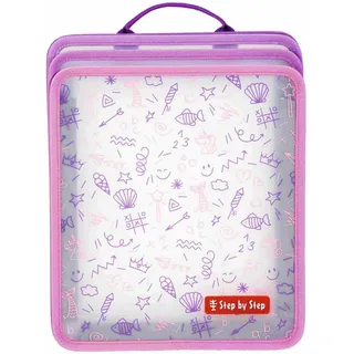 Step By Step Faltbare Heftbox Pink