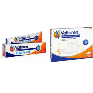 Haleon Voltaren Schmerzgel forte 180g + Voltaren Schmerzpflaster 5Stück
