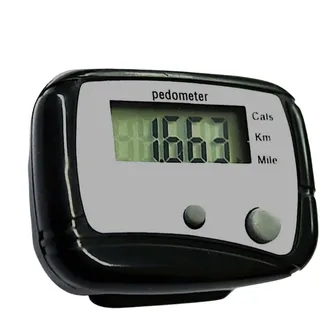 Tragbarer Schrittzähler – Schrittzähler für die Gesundheit | Kalorien mit Meilenkm-Anzeige, leichtes Clip-Zubehör, Lauftrainingswerkzeug, tägliches Gehen Ausrüstung für Familie