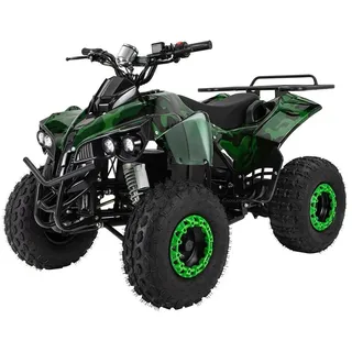 Actionbikes Motors Elektro-Kinderquad Kinder Elektroquad S10 1000 W 48 V, Belastbarkeit 80 kg, (1-tlg), Midi Quad bis 80 kg - hydraulische Scheibenbremse - bis 20 km/h grün