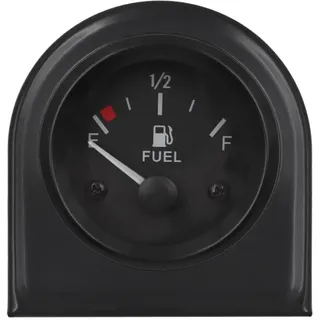 VOANZO 52mm Tankanzeige Universal PKW Tankanzeige mit Sensor E-1/2-F Messbereich 12V Universal für PKW/SUV