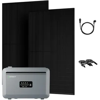 Growatt NEXA 2000 2048 Wh Speicher inkl. 2 x 450 W Solarmodule