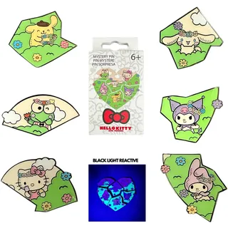 Loungefly Hello Kitty & Friends - Flower Crown - Enamel Pin - 1 Of 6 To Collect - Styles Vary - Hello Kitty - Blind Box - Emaille-Nadeln - Niedliche Brosche Zum Sammeln - Für Rucksäcke & Taschen