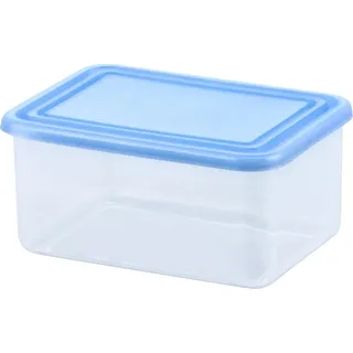 Curver 0,4L Frischhaltedose Lebensmittelbehälter Vorrats Gefrierdosen Lunchbox - Blau/Transparent