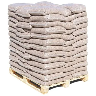 Holzpellets Hartholz Eiche, Pellets, Hartholzpellets ENplusA1 6mm, 65x15kg Sackware ,975kg Palette